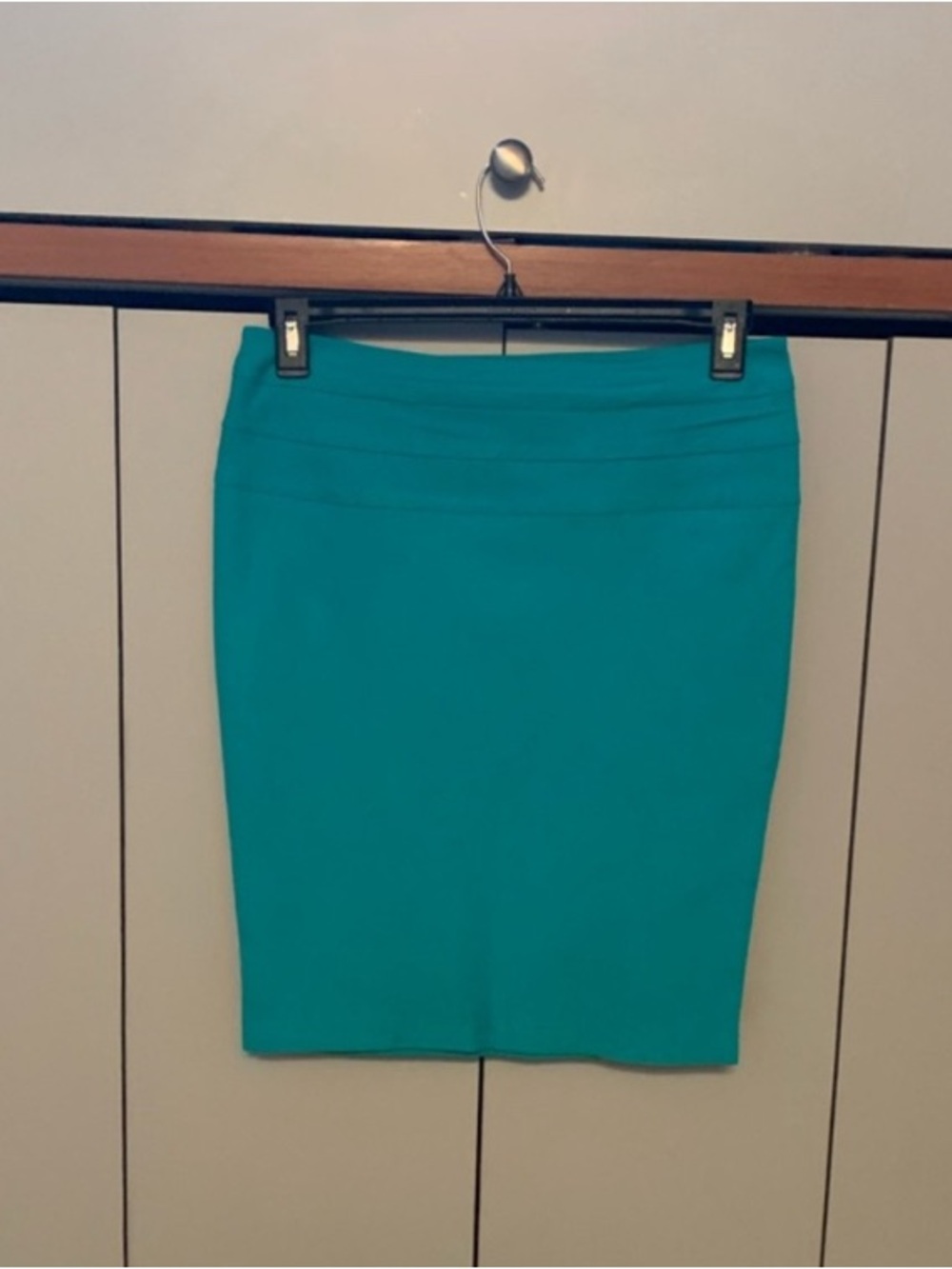 Studio Point Teal Pencil Skirt -size medium